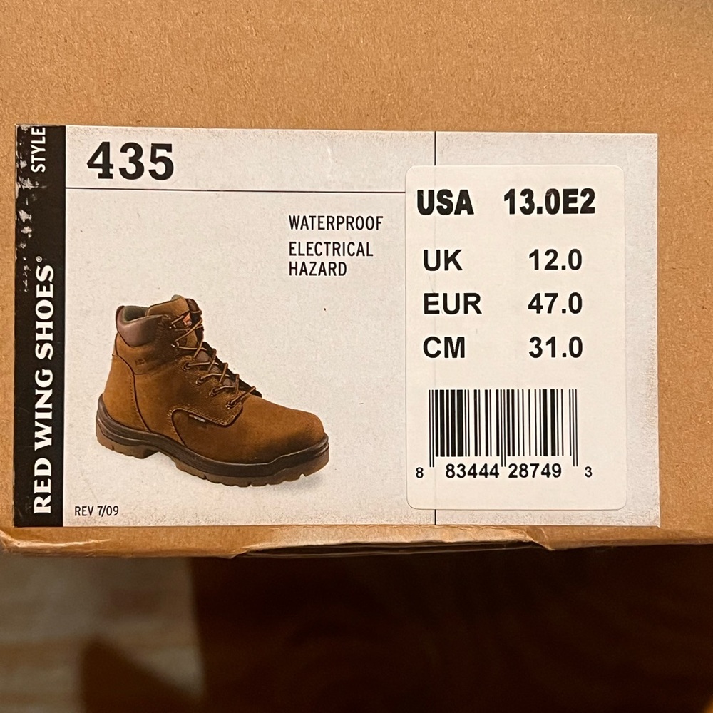 Red Wing Shoes Brown Leather Boots